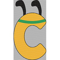 Cartoon letters-CL 306